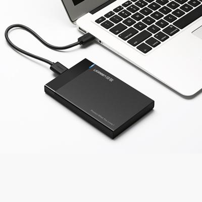 UGREEN US221 HDD behuizing 2.5 duim SATA naar USB 3.0 SSD Adapter Hard Disk Drive vak Externe HDD hoes steun UASP Protocol, verwisselbare USB-kabel
