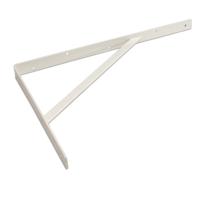 Plankdrager - staal - wit gelakt - 50 x 33 cm - 300 kg - thumbnail