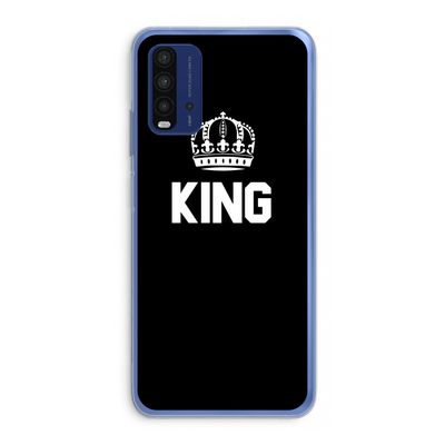 King zwart: Xiaomi Redmi 9T Transparant Hoesje