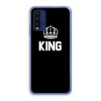 King zwart: Xiaomi Redmi 9T Transparant Hoesje