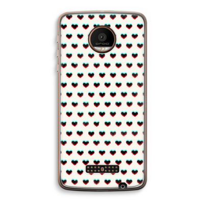 Hartjes: Motorola Moto Z Force Transparant Hoesje