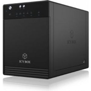 ICY BOX IB-3740-C31 externe 4x 2.5/3.5 behuizing SATA USB C