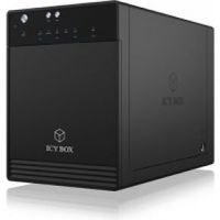 ICY BOX IB-3740-C31 externe 4x 2.5/3.5 behuizing SATA USB C - thumbnail
