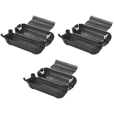 ProPlus Stekkersafe veiligheidsbox - 3x - IP44 - voor Schuko stekkerverbindingen - zwart