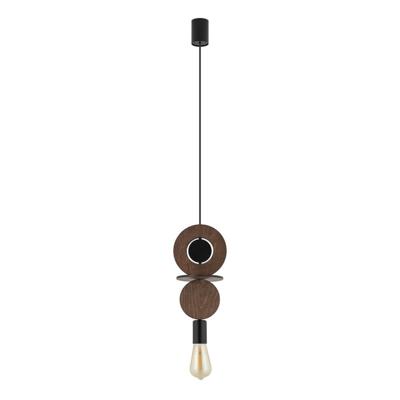Lyora Design hanglampDrops Wood C 1-lichts hout - 11175