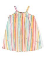 Missoni Kids robe sans manches à fleurs - Rose