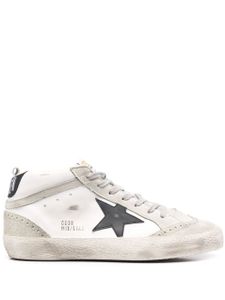 Golden Goose baskets Mid Star à effet usé - Blanc