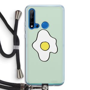 Spiegelei: Huawei P20 Lite (2019) Transparant Hoesje met koord