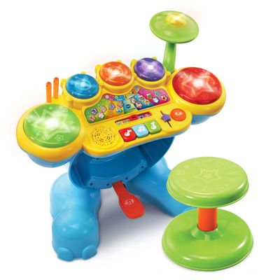 VTech leer drumstel junior blauw