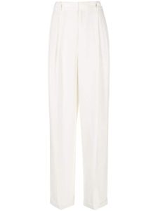 Polo Ralph Lauren pantalon de tailleur à coupe ample - Blanc