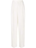 Polo Ralph Lauren pantalon de tailleur à coupe ample - Blanc