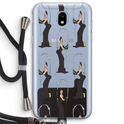 Pop Some Kim: Samsung Galaxy J5 (2017) Transparant Hoesje met koord