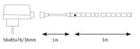 Paulmann Outdoor Stripe Set 3m 78891 LED-strip complete set Met connector (male) 24 V 3 m RGB 1 set(s) - thumbnail