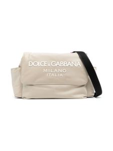 Dolce & Gabbana Kids sac à langer Karlito à logo - Tons neutres