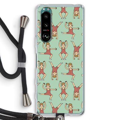 Gymboys: Sony Xperia 5 III Transparant Hoesje met koord