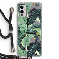 Bananenbladeren: OnePlus 9 Transparant Hoesje met koord