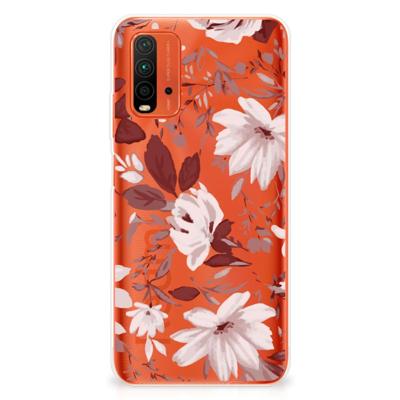 Smartphone hoesje Xiaomi Poco M3 Watercolor Flowers
