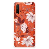 Smartphone hoesje Xiaomi Poco M3 Watercolor Flowers
