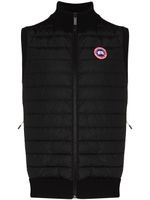 Canada Goose gilet Hybridge en maille - Noir