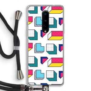 8-bit N°7: OnePlus 8 Transparant Hoesje met koord