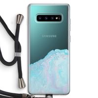 Fantasie pastel: Samsung Galaxy S10 Plus Transparant Hoesje met koord