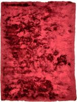 Rood Vloerkleed Hoogpolig Pravara, 70x140