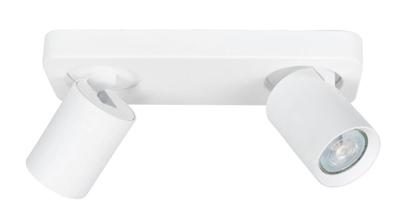 Highlight Dubbele opbouwspotOliver mat wit - S7158.00