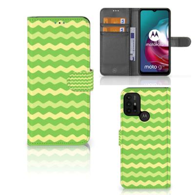 Motorola Moto G10 | G20 | G30 | Telefoon Hoesje | Waves Green