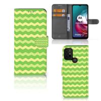 Motorola Moto G10 | G20 | G30 | Telefoon Hoesje | Waves Green