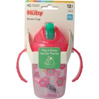Nuby antilekbeker flip-it met handv Nuby antilekbeker flip-it met handv