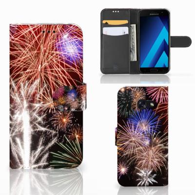 Samsung Galaxy A5 2017 | Wallet Case | met Pasjes | Vuurwerk Samsung Galaxy A5 2017 | Wallet Case | met Pasjes | Vuurwerk