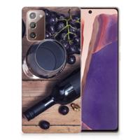 Samsung Note 20 | Siliconen Case | Wijn