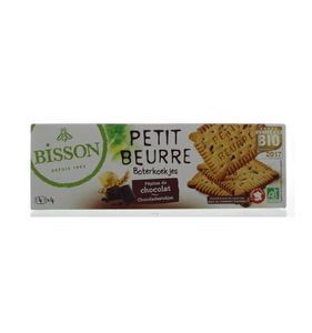 Biscuitjes met stukjes chocola petit beurre bio