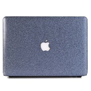 Lunso MacBook Air 13 inch (2018-2019) cover hoes - case - Glitter blauw