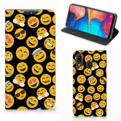 Samsung Galaxy A30 | Hoesje met Magneet | Emoji