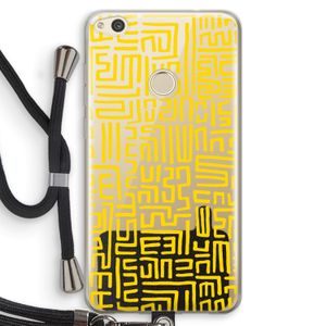 Majorelle Blue Print: Huawei Ascend P8 Lite (2017) Transparant Hoesje met koord