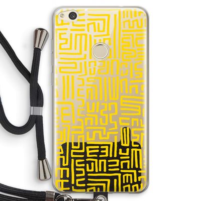 Majorelle Blue Print: Huawei Ascend P8 Lite (2017) Transparant Hoesje met koord