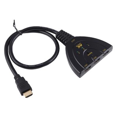 3 in 1 HDMI Input 4 K x 2 K HDTV Pigtail Switch Adapter HDMI Splitter