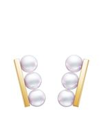 TASAKI boucles d'oreilles Collection Line Balance Neo en or 18ct ornées de perles Akoya