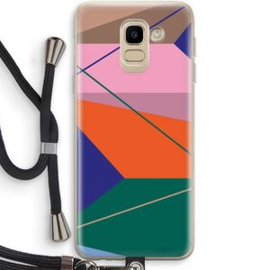 Gestalte 1: Samsung Galaxy J6 (2018) Transparant Hoesje met koord