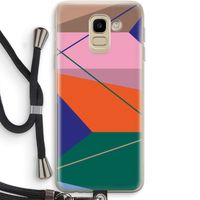 Gestalte 1: Samsung Galaxy J6 (2018) Transparant Hoesje met koord