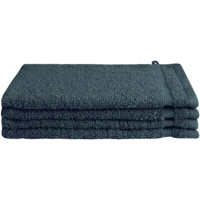 Byrklund Washandjes 16x21 cm Donkerblauw - 4 stuks