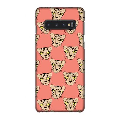 Tijger: Samsung Galaxy S10 4G Volledig Geprint Hoesje