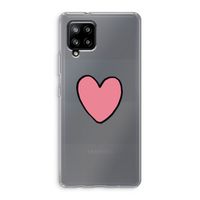 Hartje: Samsung Galaxy A42 5G Transparant Hoesje Hartje: Samsung Galaxy A42 5G Transparant Hoesje