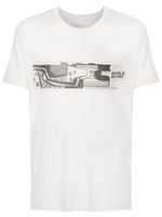Osklen t-shirt Santa Clara à imprimé abstrait - Blanc