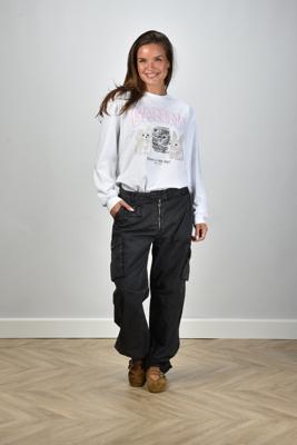 Ganni broek W0446 phantom