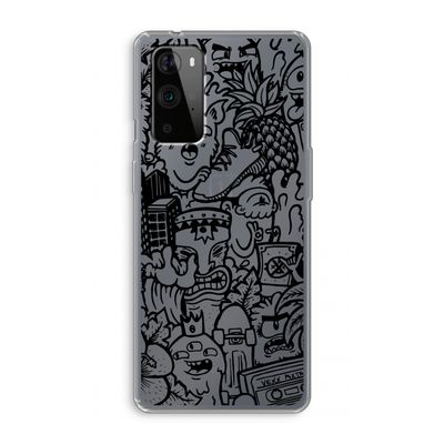 Vexx Black Mixtape: OnePlus 9 Pro Transparant Hoesje