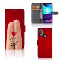 Motorola Moto E20 | E30 | E40 | Wallet Case | met Pasjes | Liefde - Origineel Romantisch Cadeau