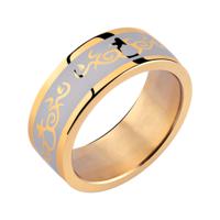 Ring Verguld chirurgisch staal 316L Ringen - thumbnail