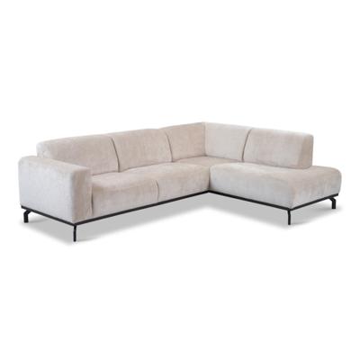 Haluta Hoekbank Sittard - 256 x 188 x 77 cm - Beige - Rechts